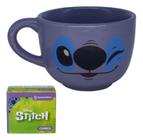 Caneca Bowl Sopa Stitch Oh Yeah 500ml Azul - ZonaCriativa