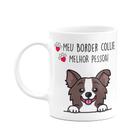 Caneca Branca 325ml - Meu Border Collie Puppy, melhor pessoa! M2