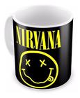 Caneca Branca Bandas De Rock Smile Nirvana Logo Grunge Punk