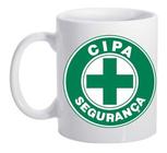 Caneca Branca Campanha Social Cipa Segurança Empresas