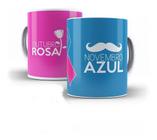 Caneca Branca Campanha Social Outubro Rosa Novembro Azul - Alabama Stamp