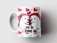 Caneca Namorados Amor Love Flork Casal Meme Cerâmica 325ml - Pandika -  Canecas - Magazine Luiza