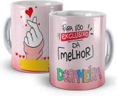 Caneca Branca Dorama - Uso exclusivo para a melhor Domareira