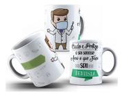 Caneca Branca Futuro Dentista Odontologia Frases Médico - Alabama Stamp