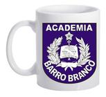 Caneca Branca Militar Academia Do Barro Branco Policia