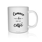 Caneca Branca Personalizada Para Home Comece O Dia