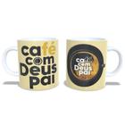 Caneca Café Com Deus Pai - Jlssublimação