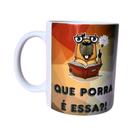 Caneca Café Porcelana Personalizada Desbocada Capivara 325ml  Artesanal