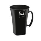 Caneca Cappuccino Plus Preta 400ml - UZ