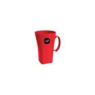 Caneca Cappuccino Vermelha 400Ml