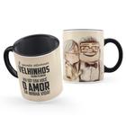 Caneca Namorados Briga Amor Love Flork Casal Meme Cerâmica 325ml - Pandika  - Canecas - Magazine Luiza