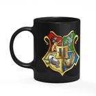 Caneca Casas Harry Potter - Preta
