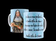 Caneca Católica Oração À Santa Rita de Cássia