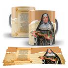 Caneca católica Santa Rita de Cássia