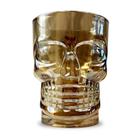 Caneca Caveira Rose Gold Vidro 450ml- RIO DE OURO