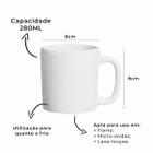 Caneca Cerâmica 280ml para Chá Café - Lindas Cores - Porto Seguro