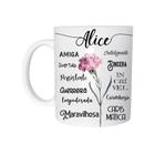 Caneca Cerâmica 325ML Com Nome Alice - Naltic