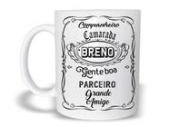 Caneca Cerâmica 325ML Presente Especial De Natal Breno