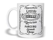 Caneca Cerâmica 325ML Presente Especial De Natal Cesar