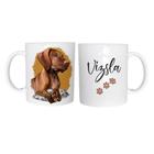 Caneca Cerâmica 325ML Vizsla Pet 2Cachorro