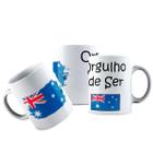 Caneca Cerâmica Bandeira Orgulho De Ser Da Austrália