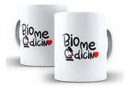 Caneca Cerâmica Biomedicina Curso Presente Formatura 07228 - Los Kanequeiros