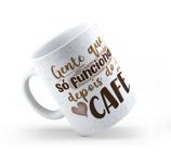 Caneca Cerâmica Branca Flork Café 325ml