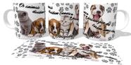 Caneca Cerâmica copo Os animais alma veterinário - Empório Dutra