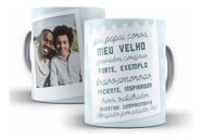 Caneca Cerâmica Dia Dos Pais Amor Papai Presente Pai Foto