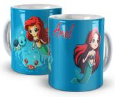 Caneca Cerâmica - Disney Sereia Ariel