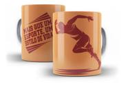 Caneca Cerâmica Esporte Estilo De Vida Presente Legal 2230