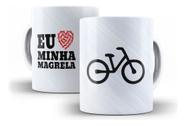 Caneca Cerâmica Eu Amo Minha Magrela Presente Ciclismo 01729