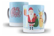 Caneca Cerâmica Feliz Natal Presente Natalino Noel 1063