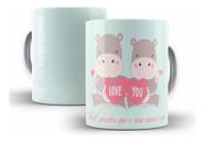 Caneca Cerâmica Fofinha Namorados Casal Lindo Presente-01613