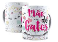 Caneca Cerâmica Mãe De Gatos