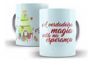 Caneca Cerâmica Magia Natal Lindo Presente Natalino 9674