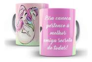 Caneca Cerâmica Melhor Amiga Secreta Rosa 9767