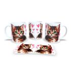 Caneca Cerâmica Personalizada Gato / Gatinho Marrom - Modelo 785292