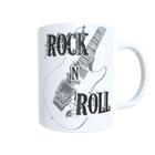 Caneca Cerâmica Personalizada Rock'n Roll Guitarra