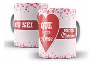 Caneca Cerâmica Presente Dia Namorados Amor Presente-01617 - Los Kanequeiros