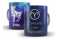 Caneca Cerâmica Signo Aries Características Ariano -01160 - Los Kanequeiros