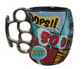 Caneca Ceramica Soco Ingles Gibi Comics 350ml Unika