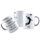 Caneca Cerâmica Voleibol Frase Presente Jogadora Vôlei