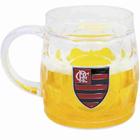 Caneca Cerveja Base Grossa 400ml - Flamengo - Mileno