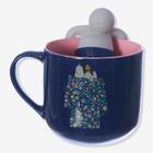 Caneca Chá de Cerâmica com Bonequinho - 350ml