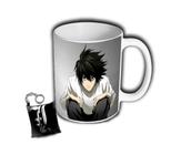 Almofada e Chaveiro Decorativa Anime Death Note Personagens Light Yagami