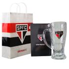 Caneca Chopp 630Ml e Sacola Presente São Paulo Licenciado - Mileno