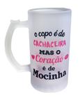 Caneca Chopp Cerveja Vidro Personalizado Cachaceira Mocinha