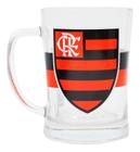 Caneca Chopp De Vidro Gigante 660ml - Flamengo - Mileno