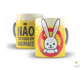 Caneca coelhinho, não testado em animais